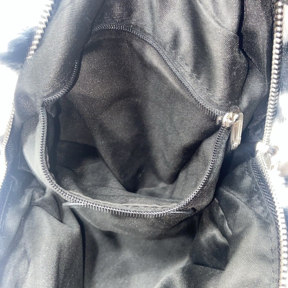 Gilda Paris Faux Fur mini backpack NWT - Picture 7 of 11